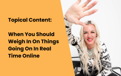 Topical Content – Yes or No?